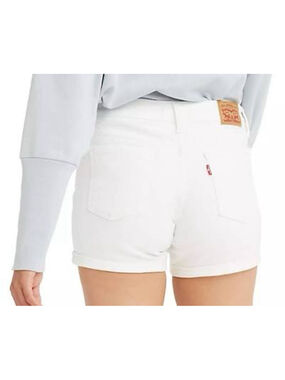Levi's Mid-Length Jean Shorts Size 31 Chalk White